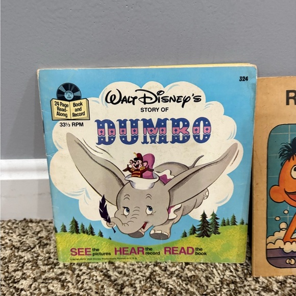 Vintage Kids Read Along Books Vinyl Record Lot - Picture 3 of 6